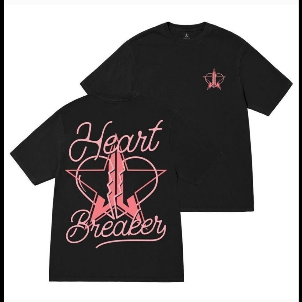 Black Heart Breaker Jeffree Star Exclusive T Shirt In Size Medium